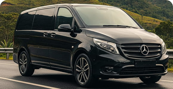 Van for 4 to 7 passengers.