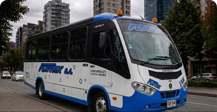 Microbús Comfort for corporate groups or delegations.