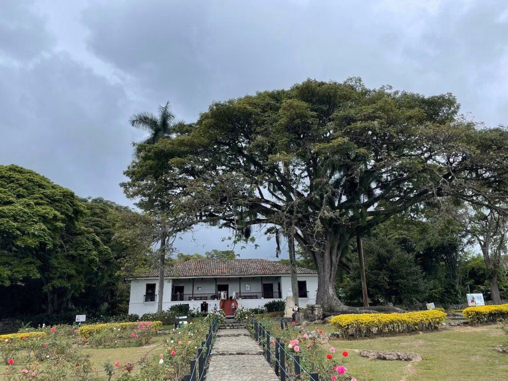 The colonial hacienda house at El Paraiso in the Cauca Valley