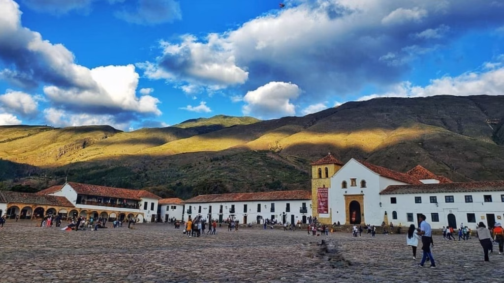 Plaza Mayor de Villa de Leyva en el tour guiado de un día