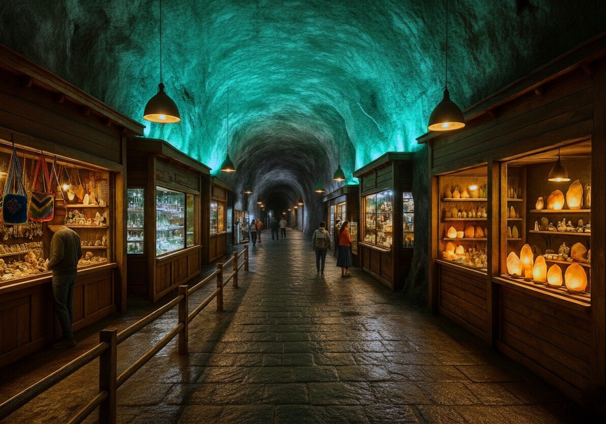 Commercial venue at Zipaquira's Salt Mine